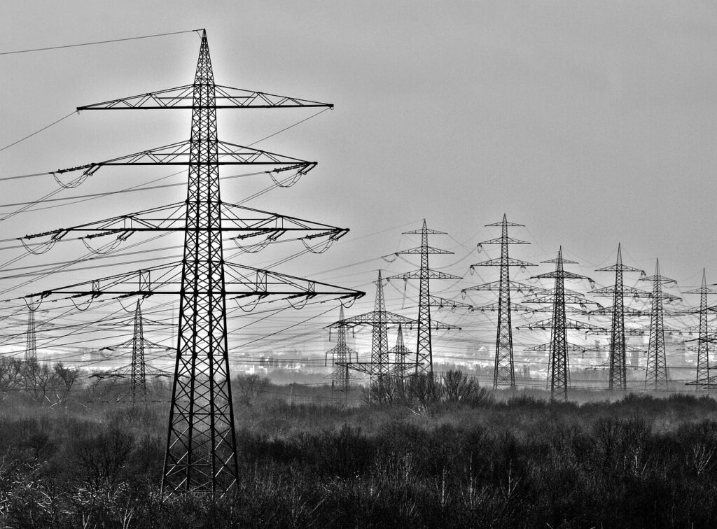 energy, electricity, electricity pylons, power line, high voltage, high voltage pylon, power pole, industry, power supply, power lines